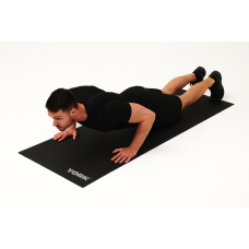 Килимок (мат) для фітнесу та йоги York Fitness 0,3см чорний, код: 0014961860023