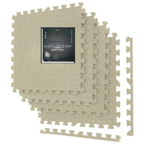 Мат-пазл (ластівчин хвіст) PowerPlay EVA Puzzle Mat 120x120x1.2 cм Оливковий, код: PP_4414_Olive