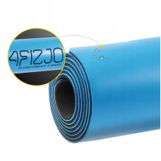 Килимок для йоги та фітнесу 4Fizjo PU 1830x680x4 мм, синій, код: P-5907739319555