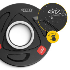 Диск олімпійський 4Fizjo металевий, прогумований 2x1,5 кг, чорний, код: P-5905973401258
