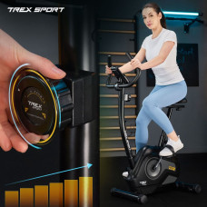 Велотренажер Trex Sport TX-400MB RECK магнітний сірий, код: 5902308237414