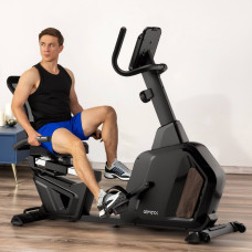 Горизонтальний велотренажер Gymtek XBR5000 магнітний чорний, код: 5905884428399