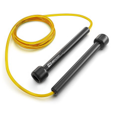 Скакалка Hop-Sport Crossfit NEW з пластиковими ручками HS-P025JR жовта, код: 5902308224971