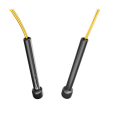 Скакалка Hop-Sport Crossfit NEW з пластиковими ручками HS-P025JR жовта, код: 5902308224971