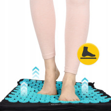 Килимок акупунктурний з валиком 4Fizjo Classic Mat Аплікатор Кузнєцова Black/Blue, код: P-5905973402385
