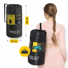 Килимок акупунктурний з валиком 4Fizjo Classic Mat Аплікатор Кузнєцова Black/Blue, код: P-5905973402385