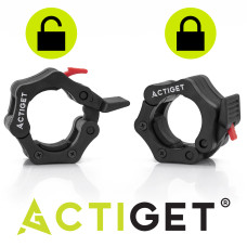 Замки (затиски) для олімпійського грифа Actiget Quick Release 50 мм 2 шт, код: ACT0014