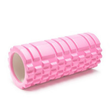 Масажний валик класичний SNS EVAJD2-33-rose red 33 см, рожевий, код: 11068-SNS
