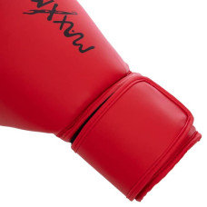 Рукавички боксерські Maxxmma на липучці 12 унцій, червоний, код: GB01S_12R
