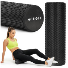 Масажний ролик Actiget PEVA 45 x 15 см (валик, роллер) Black, код: ACT0102