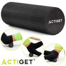 Масажний ролик Actiget PEVA 45 x 15 см (валик, роллер) Black, код: ACT0102