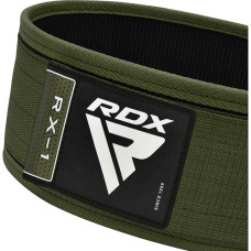 Пояс для важкої атлетики RDX RX1 Weight Lifting Belt M Army Green, код: WBS-RX1AG-M