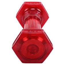 Гантель для фітнесу з TPU покриттям Zelart Jelly Urethane Coated Dumbbells 1х1,13кг, червоний, код: TA-2946-2_5LB-S52