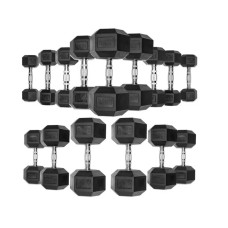 Гексагональний гантельний ряд Fitnessport FF 51D2C-1-20 кг (15 пар) 270 кг, код: 10249-AX