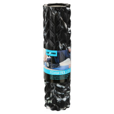 Роллер масажний циліндр (ролик мфр) Grid Spine Roller EVA LiveUp 45см, чорний, код: LP8233
