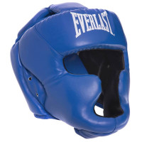 Шолом боксерський з повним захистом Everlast S синій, код: BO-4299_SBL