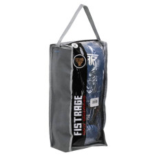 Боксерські рукавиці шкіряні Fistrage 14oz, синій, код: VL-4295_14BL