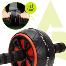 Ролик (гімнастичне колесо) для преса Actiget Ab Wheel Black/Red, код: ACT0111