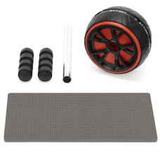 Ролик (гімнастичне колесо) для преса Actiget Ab Wheel Black/Red, код: ACT0111