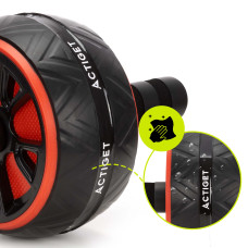 Ролик (гімнастичне колесо) для преса Actiget Ab Wheel Black/Red, код: ACT0111