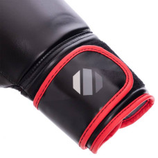 Рукавички боксерські UFC Myau Thai Style на липучці 10oz, чорні, код: UHK-75125-S52