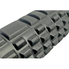 Масажний ролер EasyFit Grid Roller v.3.1 600х145 мм, чорний, код: EF-2037-BK-EF