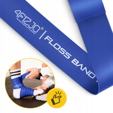 Стрічка компресійна для флосингу 4Fizjo Floss Band 2070x50x1 мм, синій, код: P-5905973405218