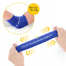 Стрічка компресійна для флосингу 4Fizjo Floss Band 2070x50x1 мм, синій, код: P-5905973405218