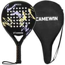 Ракетка для падел-тенісу Camewin Padel чорний-фіолетовий, код: BT-6525_V