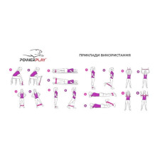 Фітнес резинка PowerPlay Heavy, код: PP_4114_Red_Heavy