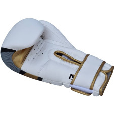 Боксерські рукавички RDX Rex Leather Gold 12 унцій. код: 10122-RX_12