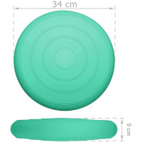 Балансувальна масажна подушка гладка EasyFit Balance Cushion, бірюзовий, код: EF-3164-BZ-EF