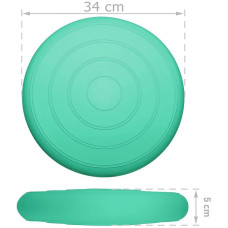 Балансувальна масажна подушка гладка EasyFit Balance Cushion, бірюзовий, код: EF-3164-BZ-EF