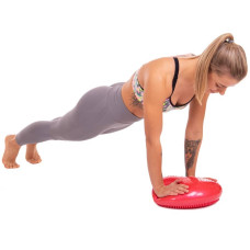 Подушка балансувальна масажна SP-Sport Balance Cushion 330 мм, червоний, код: FI-4272_R-S52