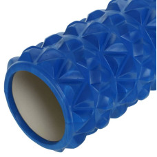 Ролер масажний циліндр (ролик мфр) FitGo Triangle, 450x115 мм, синій, код: FI-9394_BL