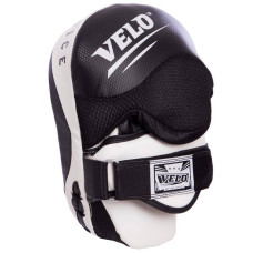 Лапа вигнута для боксу та єдиноборств Velo 23x17x11см, чорний, 2шт, код: VL-2212_BK