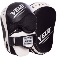 Лапа вигнута для боксу та єдиноборств Velo 23x17x11см, чорний, 2шт, код: VL-2212_BK