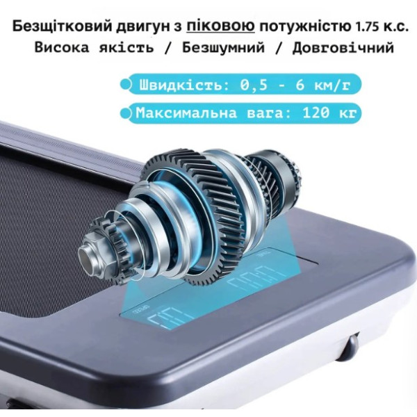 Бігова доріжка Oma Fitness 1010EB Ultra Slim, код: 1010EB Ultra Slim