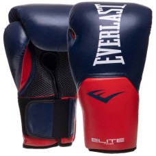 Рукавички боксерські Everlast Pro Style Elite 16 унцій, темно-синій-червоний, код: P00001204-S52