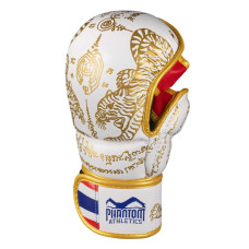 Рукавиці для ММА Phantom Muay Thai White Gold L/XL, код: PHMMAG2706-LXL