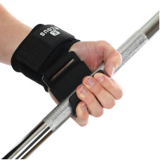 Гаки для підтягування і тяги на зап'ястя Ezous Weightlifting Hook 2 шт, чорний, код: B-13