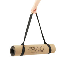 Килимок для йоги та фітнесу 4Fizjo Cork 1800x610x4 мм, код: P-5907739319562