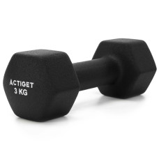 Набір гантелей вінілових Actiget 1, 2, 3 кг зі стійкою, код: ACT0169