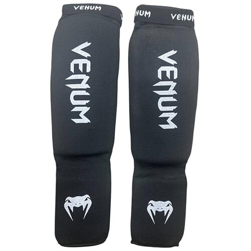 Захист ноги на липучках Venum S, чорний, код: 1225VMB-S-WS