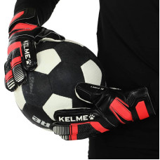 Рукавиці воротарські юніорські Kelme розмір 6, чорний-червоний, код: 8101ST5004-9045_6R