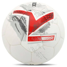М"яч футбольний Soccermax №5 PU, білий-червоний, код: FB-4195_WR