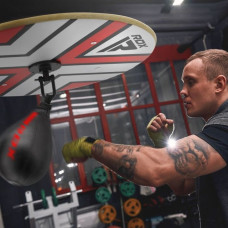 Пневмогруша боксерська RDX F6 Kara Speed Ball + Swivel Matte Red, код: 2SBR-F6MR