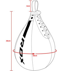 Пневмогруша боксерська RDX F6 Kara Speed Ball + Swivel Matte Red, код: 2SBR-F6MR