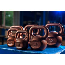 Гиря чавунна RN-Sport 20 кг, бронза, код:  RN-20BRZ