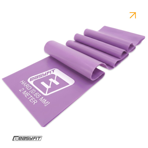 Стрічка для пілатесу EasyFit EPP 0.65 мм пурпурова, код: EF-1661-R